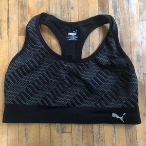 Black Puma Sports Bra (Medium Women’s)